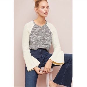 Anthropologie Dolan Left Coast Collection Raglan Bell Sleeve Sweater